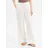 Opus Meeri Coastal City Pants Bundfaltenhose Weiß 42