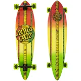 Santa Cruz Longboard Mahaka Rasta Fade Pintail, 9.5 x 39.0 Zoll