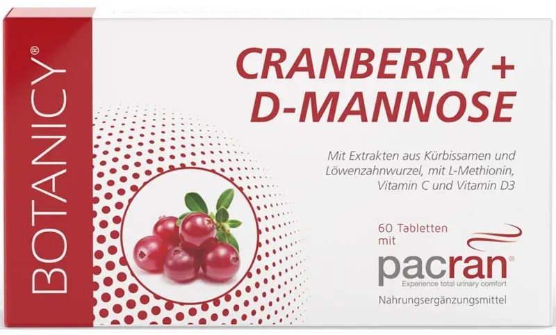 Botanicy Cranberry + D-Mannose Tabletten 60 TABL