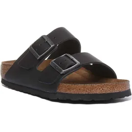 Birkenstock Arizona Weichbettung Naturleder geölt schwarz 46