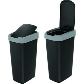 Prosperplast Compacta Q 25 l Schwarz/Grau