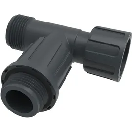 Floraworld T-Ventilverbinder 25 mm (1 Zoll) AG/IG Kunststoff