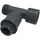 Floraworld T-Ventilverbinder 25 mm (1 Zoll) AG/IG Kunststoff
