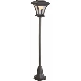 NORTHPOINT LED 3in1 Solar Gartenlaterne schwarz Dämmerungssensor 20lm IP44