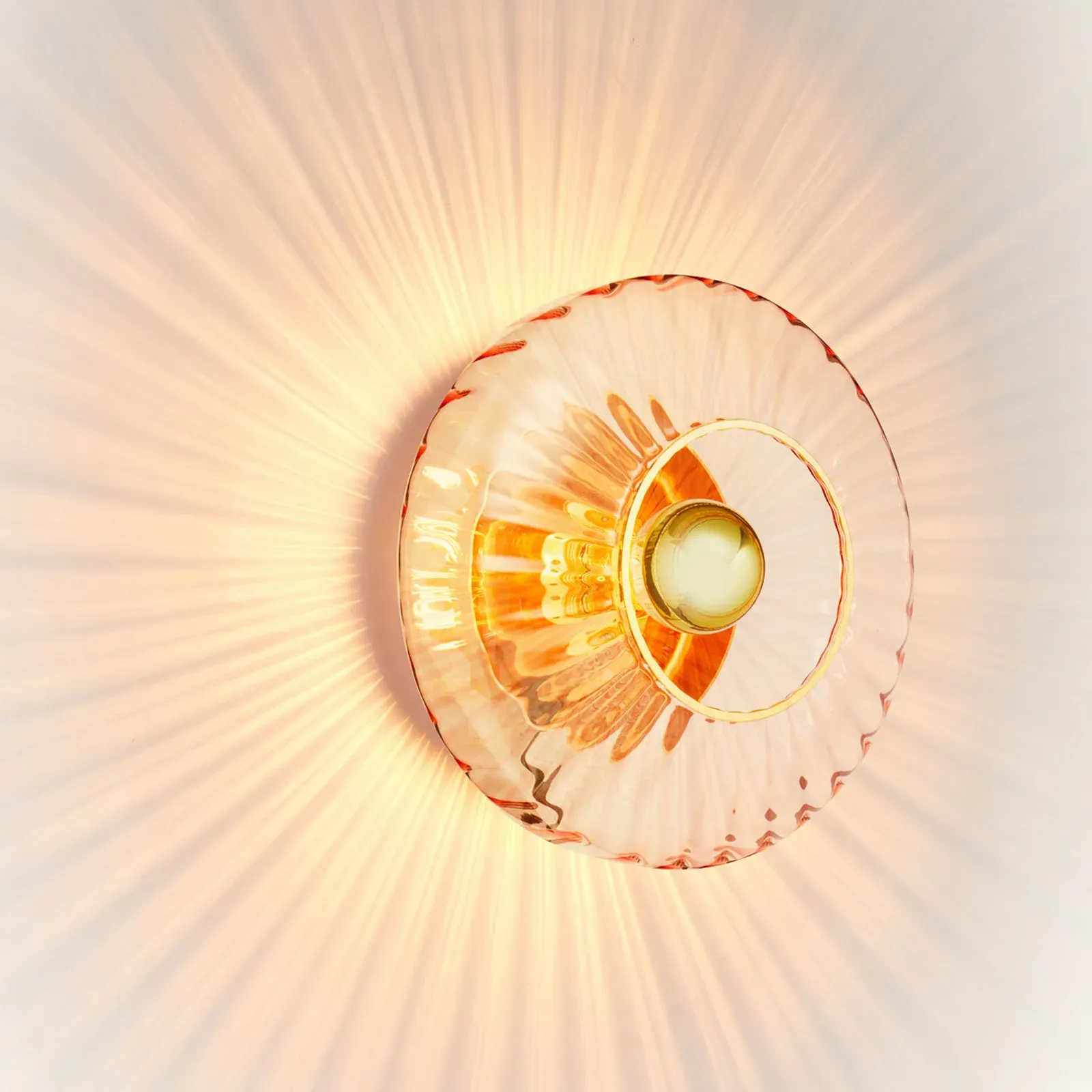 New Wave Optic Wandleuchte Rose/Gold DESIGN BY US