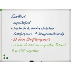 Franken Whiteboard Schreibtafel U-Act, 45x60cm, magnethaftend, weiß,