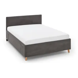 Meise Möbel Polsterbett Cool 120 x 200 cm anthrazit ohne Lattenrost