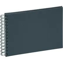 Pagna Spiralalbum 24x17cm 40 Seiten anthrazit mondial metallic