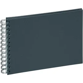 Pagna Spiralalbum 24x17cm 40 Seiten anthrazit mondial metallic