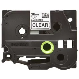 Brother TZe-161 36mm schwarz auf transparent