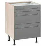 OPTIFIT Unterschrank »Bern«, 60 cm breit, mit Schubkasten und 2 Auszügen,höhenverstellbare Füße,