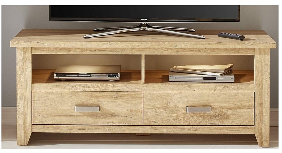 Preisvergleich Produktbild trendteam Sideboard, Fernsehtisch Medienschrank Fernsehschrank Braun 143x58x48cm braun