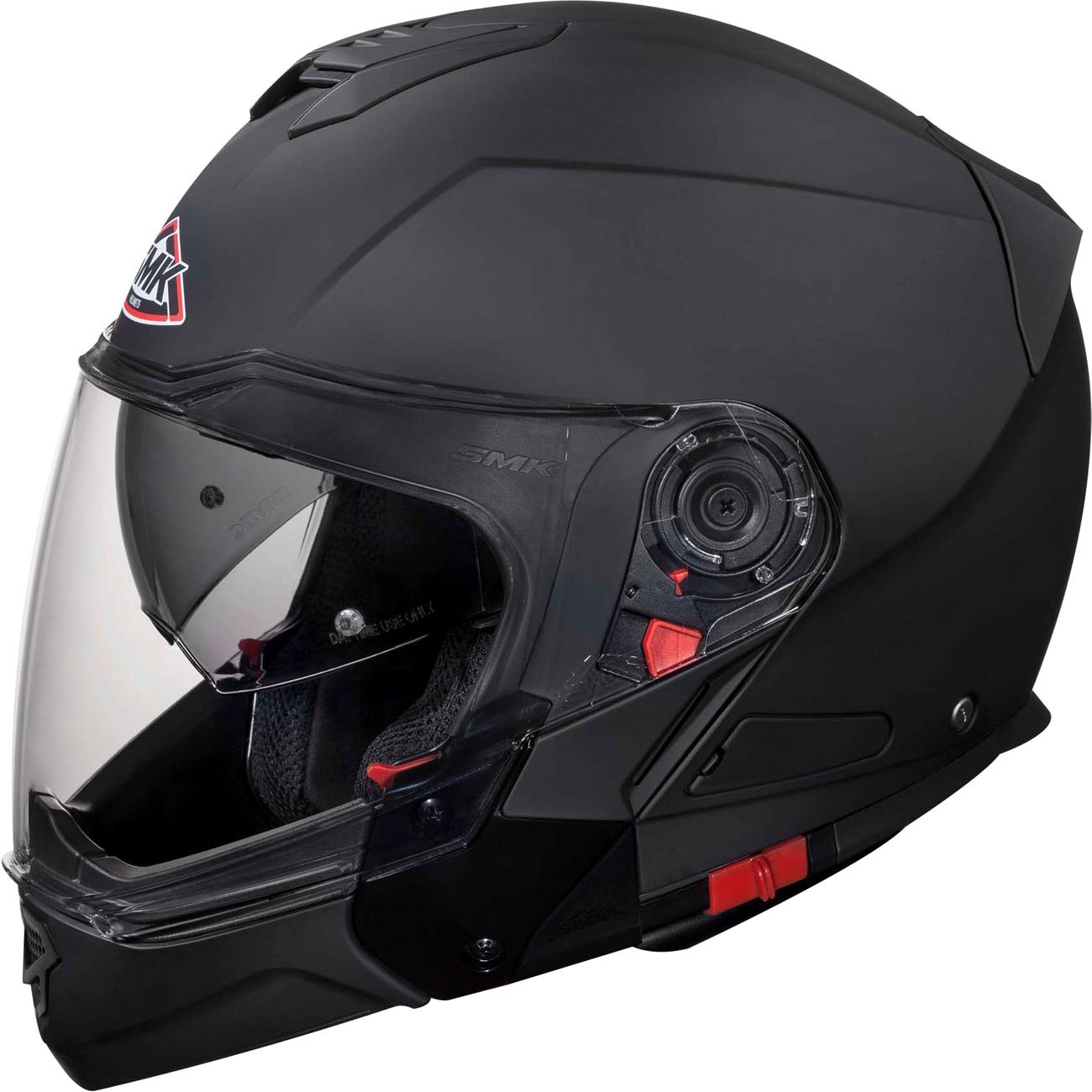 SMK Hybrid, Casque modulaire - Mat Noir - XS