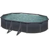 Gre Stahlwandpool Kea oval 610 x 375 x 120 cm inkl. Sandfilteranlage