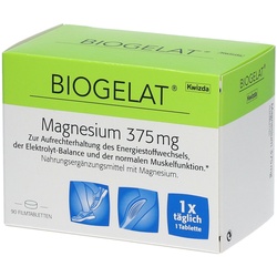 Biogelat® Magnesium 375 mg Filmtabletten 90 St 90 St Filmtabletten