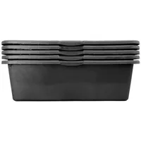 ViD Mörtelkübel 5 Stück 40 Liter 70 x 40 x 22 cm
