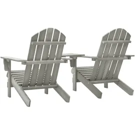vidaXL Adirondack 164 x 58 x 90 cm Grau