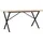 vidaXL Esstisch X-Gestell 140 x 75,5 x 80 cm braun