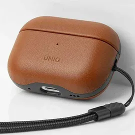 Uniq Airpods Pro 2 Hülle Uniq Echtleder Braun