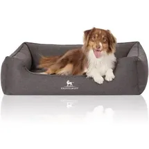 Knuffelwuff Hundebett Leano XXL 120 x 85 cm schwarz