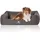 Knuffelwuff Hundebett Leano XXL 120 x 85 cm schwarz