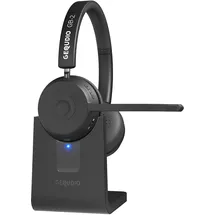 GEQUDIO Bluetooth Headset GB-2 mit Ladestation) | Headset