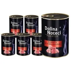 Dolina noteci Premium für Katzen reich an Kalbfleisch 12x400g