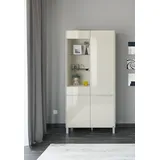 Set One by Musterring Standvitrine Reno 92 x 42 x 197 cm Braun