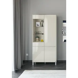 Set One by Musterring Standvitrine Reno 92 x 42 x 197 cm Braun