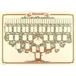 Ahnentafel Baum 50x70 1-63 Per RNK 2808