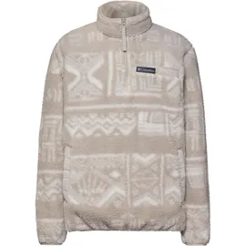 Columbia Rugged Ridge High Pile Half Zip Fleece Pullover dark stone deschutes days M