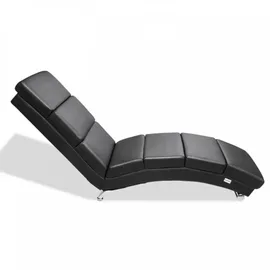 CASARIA Relaxliege London Kunstleder 0 x 0 x 0 cm Schwarz mit Liegeposition