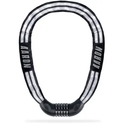 AARON Reflect Fahrradschloss mit Zahlencode - 120 cm lang