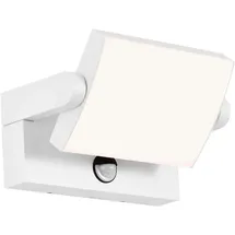 V-Tac Außenleuchte Aluminium 16,0 cm inkl. Bewegungsmelder weiß