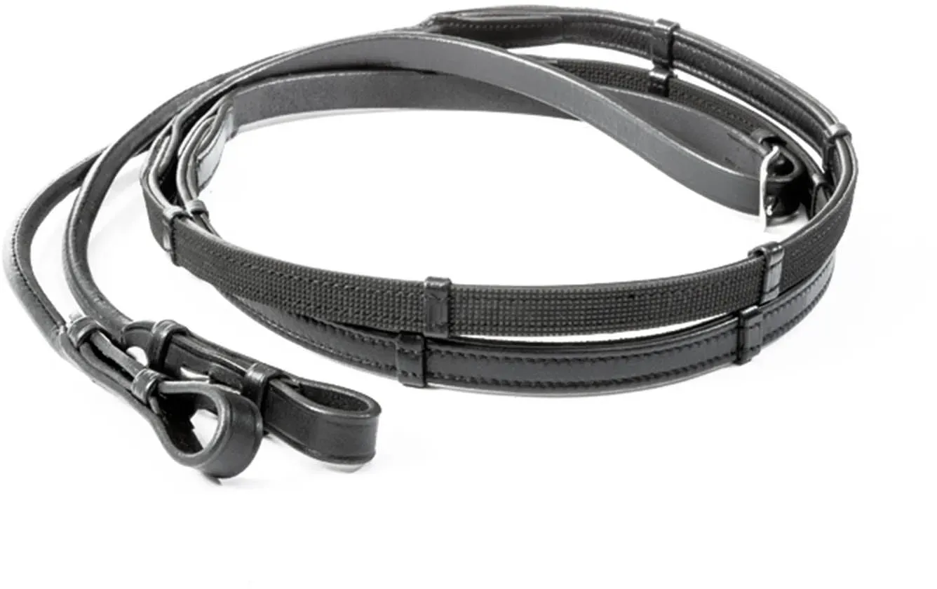 Kavalkade Softgrip Reins Round Stitched With 5 Stops, 16 mm