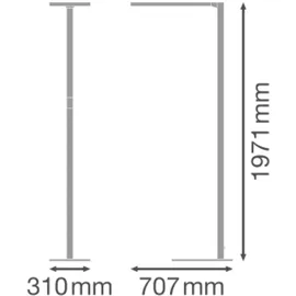 LEDVANCE FSCOMPSNEUV88W840 Grau