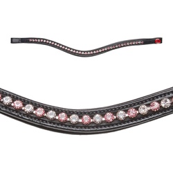 Kieffer Stirnriemen für Trense - Crystal Rose 1 St
