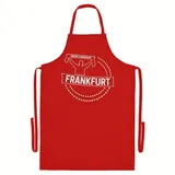 multifanshop Grillschürze - Frankfurt - Meine Fankurve - Druck weiß - Schürze