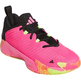 adidas Initiation Basketballschuhe JQ6863 - lucid pink/core black/lucid lemon 43 1/3