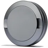 ZUMIQ SNUS Dose mit 2 Fächern, Design-Rand für extra Grip, 4 Farben (Dunkelgrün, Schwarz, Grau, Silber) - Praktische und Stilvolle SNUS Aufbewahrung für Unterwegs (Grau)