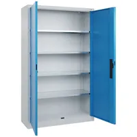 C+P Flügeltürenschrank Serie 89, 1950x1200x400mm, 7035/5012