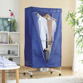 InnovaGoods Tragbarer elektrischer Wäschetrockner 2 Ebenen Blau