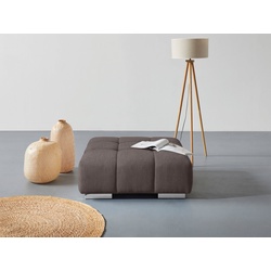 COTTA Hocker Orion, gemütlicher Hocker im modernen Design braun