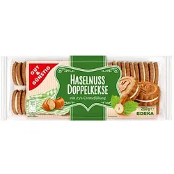 GUT&GÜNSTIG Haselnuss Doppelkekse Kekse 250,0 g