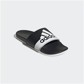 adidas Adilette Comfort Schlappen, Core Black/Ftwr White/Ftwr White, 39