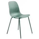 Boxxx Stuhl, Pastellgrün, Kunststoff, Rundrohr, 50x84x50 cm, Typenauswahl, abwischbar, Esszimmer, Stühle, Esszimmerstühle, Schalenstühle