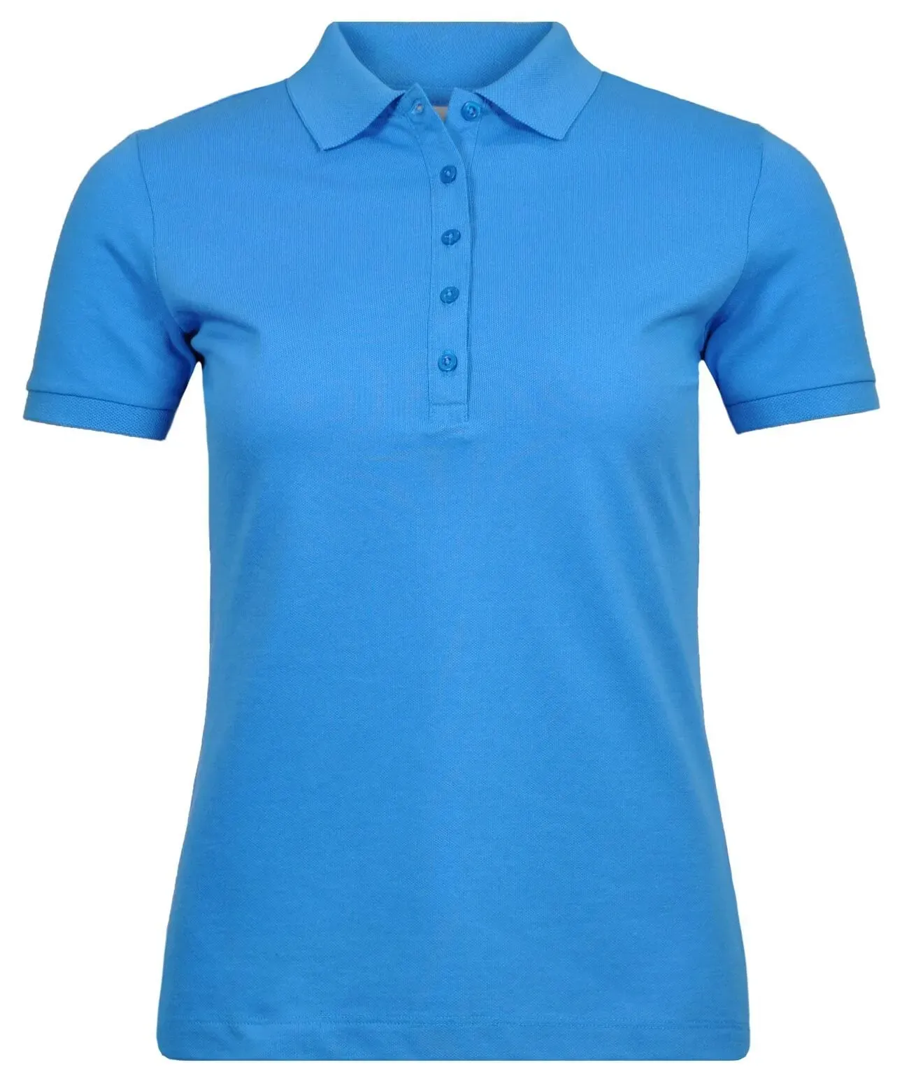 Poloshirt RAGMAN, Damen, Gr. S, blau (blaugrau), Piqué, 70% Baumwolle 30% Polyester, regular fit, ohne Ausschnitt, Shirts