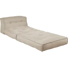 Home Affaire Sessel Pia Kunstleder 83 x 84 x 0 cm Beige mit Schlaffunktion
