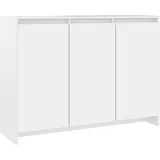 vidaXL Sideboard Weiß 102x33x75 cm Holzwerkstoff