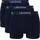 Lacoste Boxershorts, 3er-Pack, - Blau